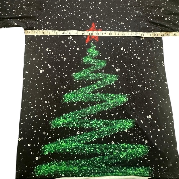 Festive and Fun! 🎅🤶🎄Christmas Tree Mini-Dress or Long Tunic. Size XL. - Picture 5 of 7
